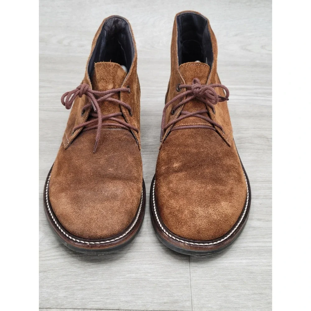 Naot Pilot Suede Leather Chukka Boots Men's EU 41 US 8-8.5 Brown No Insoles